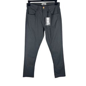 BLEND Men Slim Fit Twill Pants Dark Grey 5-Pocket Chino Style 30x32 20717076 NWT